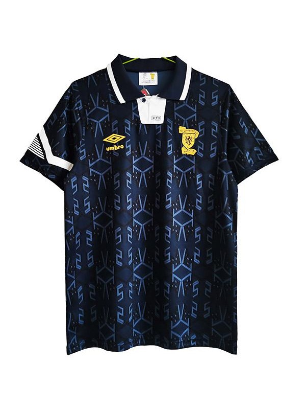 Scotland home retro jersey soccer match men's first sportswear football shirt 1992-1993